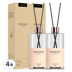 제니센트 무드 디퓨저, 쥬시 포멜로, 500ml, 4개