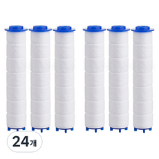 모나코올리브 전국민 수압상승 절수 필터 샤워기 전용 필터, 24개, 무향