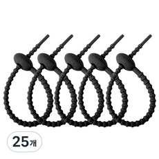 環形束線帶 180mm, 黑色, 25個