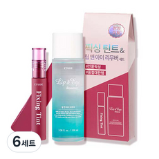 에뛰드 픽싱 틴트 7호 + 립앤아이 리무버 100ml 세트, 6개