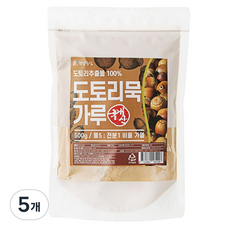 건강중심 국내산 도토리묵 분말, 500g, 5개