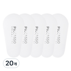 피카소 꼴레지오니 브러쉬 커버 특대, 혼합색상, 20개