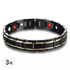 KODACHIEF 자석 팔찌 타잎1 블랙골드, 3개