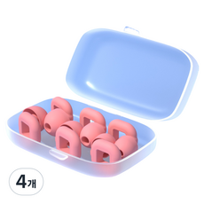 디케이원 데일리한 예쁜 소음방지 귀마개 핑크C 1.3 x 1.5 cm, 4개, 6개입