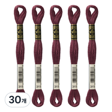 브랜드얀 DMC 25번 면사 자수실, 315번, 30개