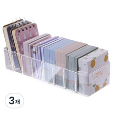 테일스타 공부자극템 포스트잇 케이스, 투명칸막이, 3개