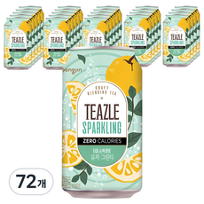 티즐 스파클링 유자그린티, 72개, 340ml