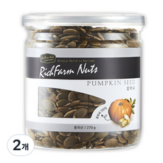 리치팜너트 호박씨 캔 시모, 2개, 270g