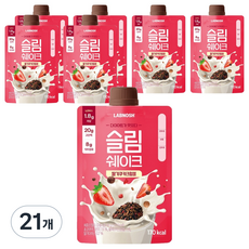 랩노쉬 슬림쉐이크 딸기쿠키크럼블, 45g, 21개