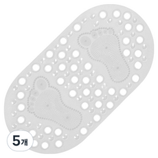 Poten-kit 實用方便腳底按摩墊 68 x 37 cm, 5個, 白色