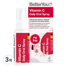 베러유 비타민C 데일리 구강 스프레이 액상 영양제, 3개, 50ml