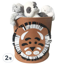 골드베른 아동용 동물 펠트 다용도 수납함 호랑이
