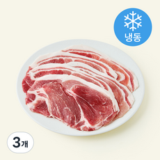 엘그로 목전지 제육볶음 불고기용 (냉동), 3개, 1kg