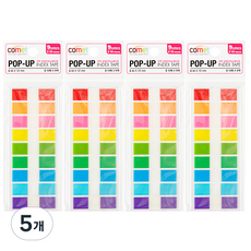 코멧 팝업 인덱스 테이프, 5개, 4개입