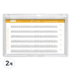 It Item Shop 束狀人造嫁接睫毛 大容量 240根 下睫毛A款 混合 5~7mm, 2個, 黑色