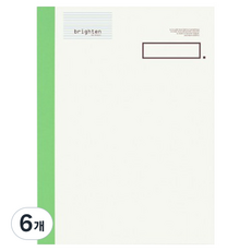 hello moris 閃耀四分割數學筆記本, 混合顏色, 6個