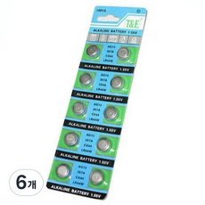 리튬 건전지 AG13, 10개입, 6개