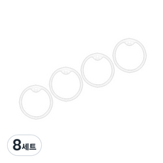 Richell 利其爾 AQ飲水杯&LC外出用替換密封圈 P-2, 單色, 8組