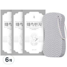 아유아유 때쓱 펀지, 그레이, 1개입, 6개