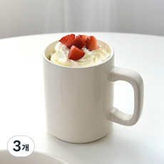 PRELUDE Miette 馬克杯 380ml, 3個, 象牙白