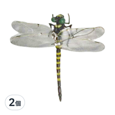 Sasaki 日式戶外防蚊防蟲防叮咬掛飾 - 蜻蜓造型, 別針+掛繩, 2個