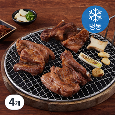 갈비아저씨 양념 통갈비 308 (냉동), 600g, 4개