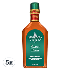 Clubman 甜蘭姆酒 鬍後水 177ml 男士刮鬍後護理 保濕舒緩, 5瓶