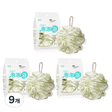 Block Mart 浴室大型沐浴球 50g, 1入, 9個, 綠色