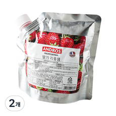 앤드로스 딸기 리플잼, 500g, 2개