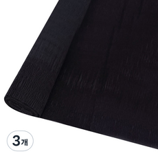 마다꾸미 주름지 구김지 56 블랙 50 x 250 cm, 3개, 1색