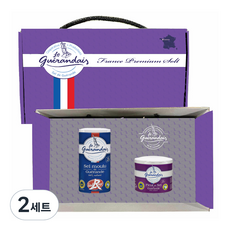 르게랑데 라벨루즈 게랑드 고운 소금 250g + 플뢰르 드 셀 꽃소금 125g 세트, 2세트