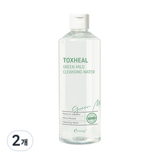 綠色溫和卸妝水, 530ml, 2個