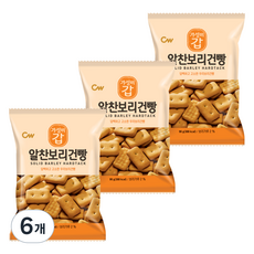 청우식품 알찬보리건빵 과자, 90g, 6개