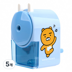 아이콘스 카카오프렌즈 수동 연필깎이, 라이언, 5개