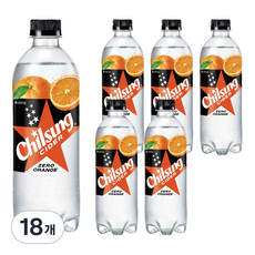 칠성사이다 제로 오렌지, 500ml, 18개