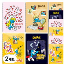 YOUNG ART 藍色小精靈英文筆記本 寬格 10本組, 混色, 2組