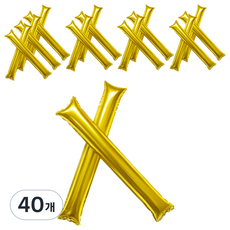 AKAKO 趣味加油棒, 40個, 金色