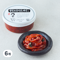 동광 김정숙 젓갈 웰빙오징어젓 매운, 120g, 6개