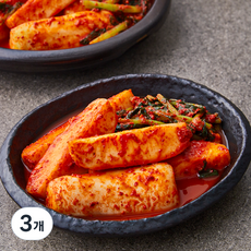 농가식품 열무잎 총각김치, 1.5kg, 3개