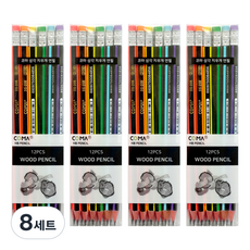 TUCO.B KOMA 三角橡皮擦鉛筆 HB SG-208 12入, 6種, 8套