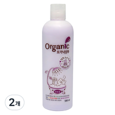 예삐 린스 겸용 오가닉 고양이용 샴푸 장모용, 500ml, 2개