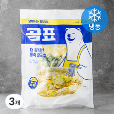 곰표 삼삼해물 더 담백한 동죽 칼국수 (냉동), 940g, 3개
