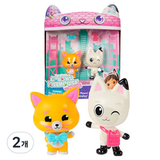 SPIN MASTER 蓋比的娃娃屋電影 貓法蘭西斯科系列公仔, 2個, 混合顏色