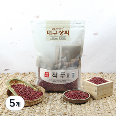 대구상회 국산 적두 팥, 500g, 5개