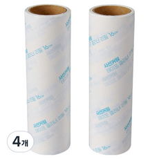 SamJeong CleanMaster 斜切可調節長度除塵滾筒補充包, 4個