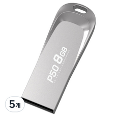 PLEIGO USB 메모리 P50, 8GB, 5개