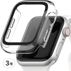 신지모루 9H 풀커버 일체형 SF코팅 케이스, 크리스탈클리어, 3개