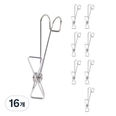 Living Home Detail 多用途掛鉤夾 大型 HXC-006, 單一顏色, 16個