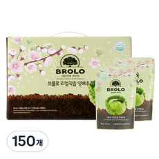 브롤로 꼬샤꼬샤 리얼착즙 양배추즙 스탠딩 파우치 타입 50p, 90ml, 150개