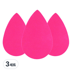 툴리프 오일 블로팅 스펀지 3p 세트, 3세트, 핫핑크